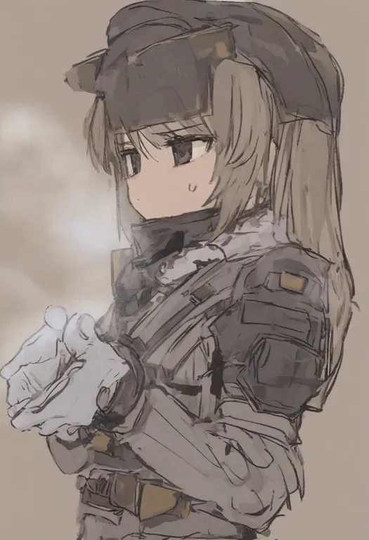 masterpiece, best quality, general, smell, 1girl, solo, simple background — by k3scat, made with ComfyUI
