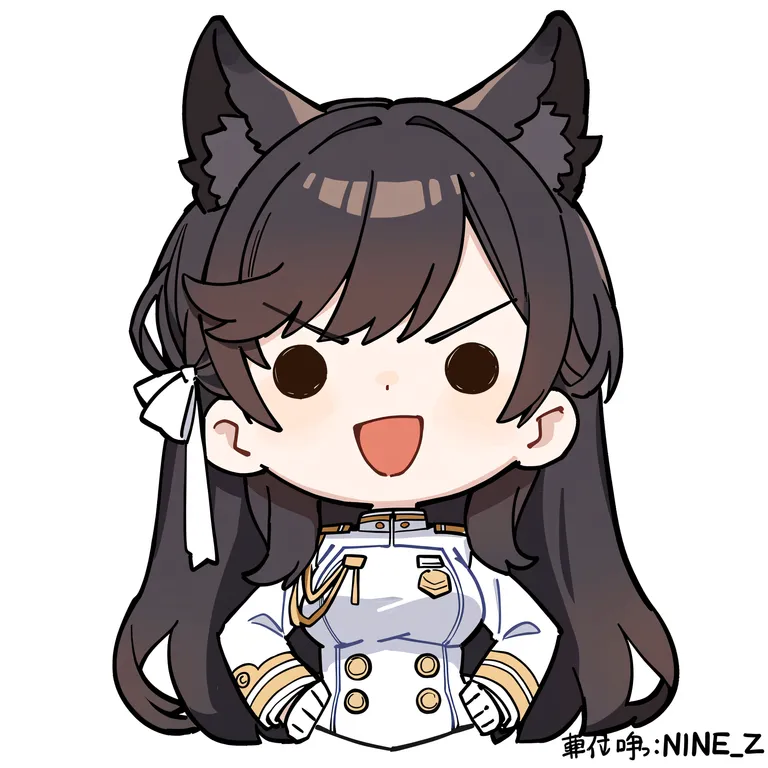 masterpiece, best quality, newest, highres, year 2025, <lora:sanye_v1:1> 1girl, :d, chibi, chibi only… — by 💤💤💤, made with ComfyUI