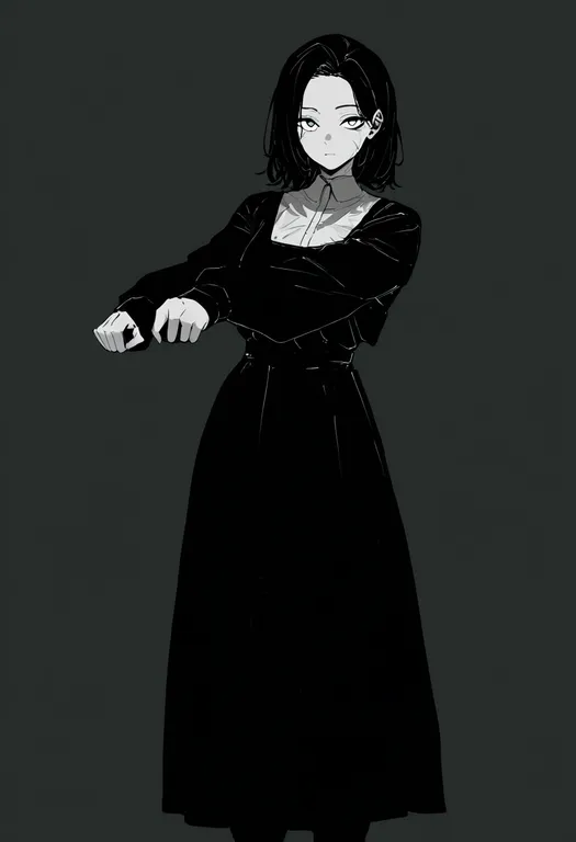 masterpiece, best quality, newest, absurdres, highres, safe, zombie_pose, 1girl, solo, full_body, simple_background — by k3scat, made with ComfyUI