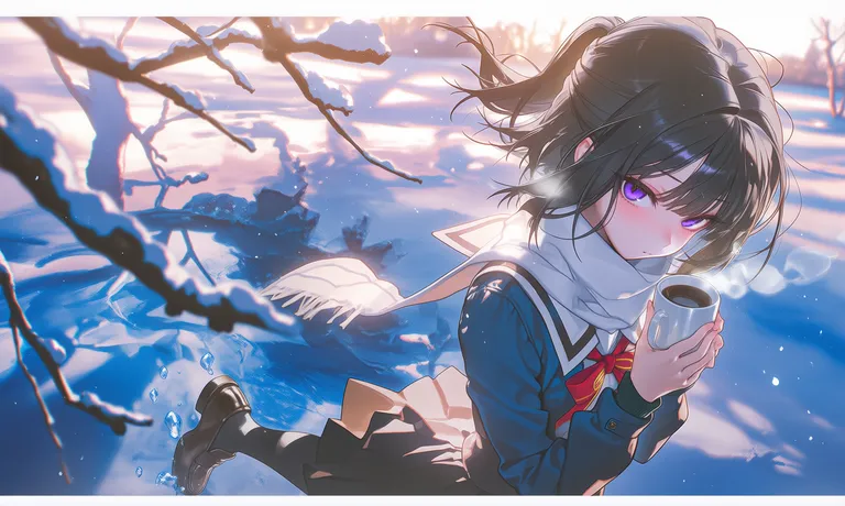 【美游】冬雪初融 — by 彩虹猫猫锤, made with ComfyUI