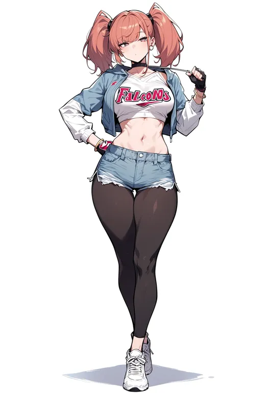 masterpiece, best quality, score_7, safe, atlanta falcons, solo, full body, simple background — by k3scat, made with ComfyUI