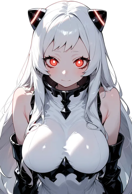 masterpiece, best quality, score_7, safe, airfield princess, solo, upper body, simple background — by k3scat, made with ComfyUI
