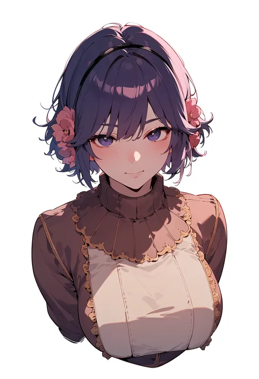 masterpiece, best quality, score_7, safe, merchant (ragnarok online), ragnarok online, solo, upper body… — by k3scat, made with ComfyUI