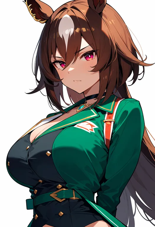 masterpiece, best quality, score_7, safe, sirius symboli (feroce) (umamusume), umamusume, solo, upper body… — by k3scat, made with ComfyUI