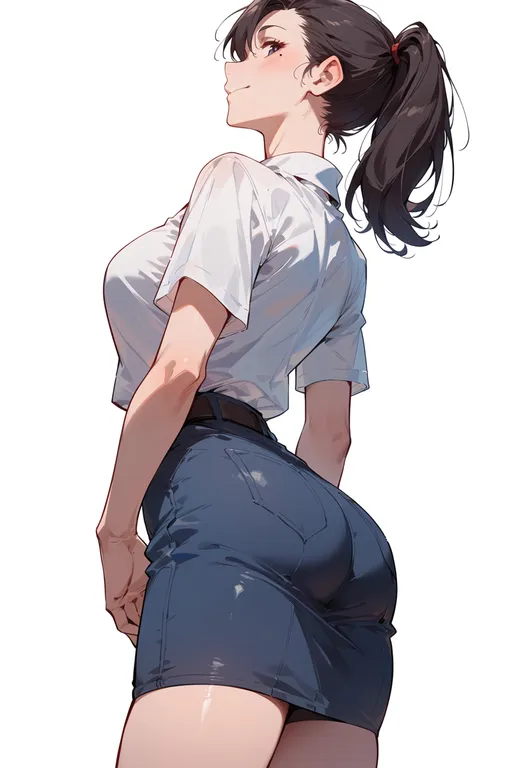 masterpiece, best quality, score_7, safe, fushigi no umi no nadia, solo, simple background — by k3scat, made with ComfyUI