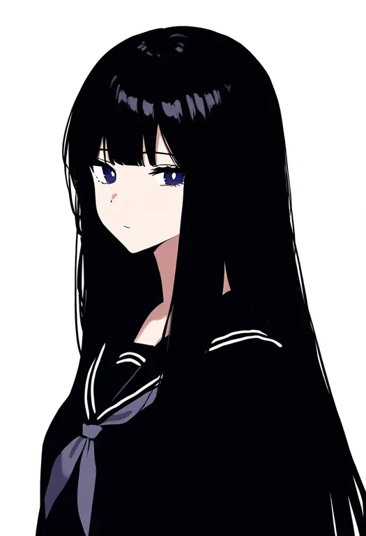 masterpiece, best quality, newest, absurdres, highres, safe, alternate_hair_length, 1girl, solo, simple_background — by k3scat, made with ComfyUI