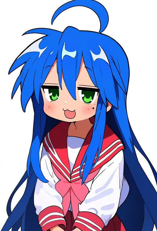 masterpiece, best quality, newest, absurdres, highres, safe, izumi_konata, lucky_star, solo, upper_body… — by k3scat, made with ComfyUI