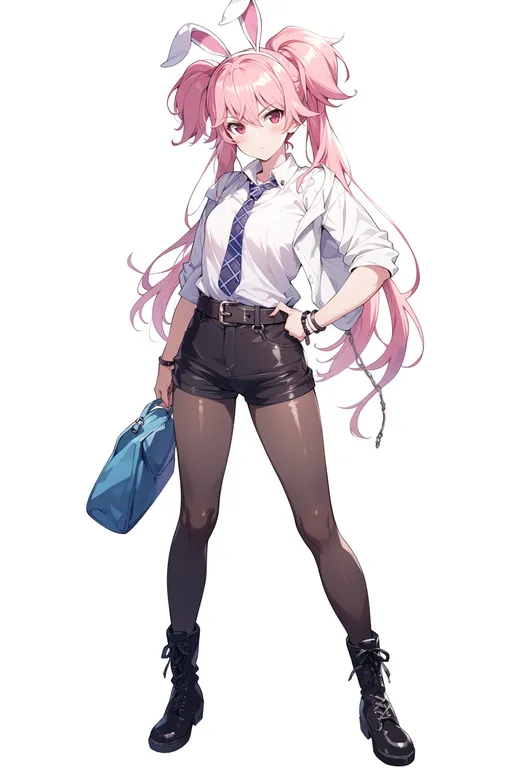 masterpiece, best quality, score_7, safe, grisaia no rakuen, solo, simple background — by k3scat, made with ComfyUI