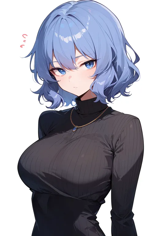 masterpiece, best quality, score_7, safe, mai (touhou), touhou, solo, upper body, simple background — by k3scat, made with ComfyUI