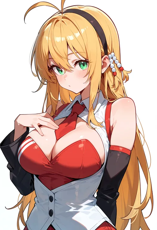 masterpiece, best quality, score_7, safe, tsurumaki maki, solo, upper body, simple background — by k3scat, made with ComfyUI