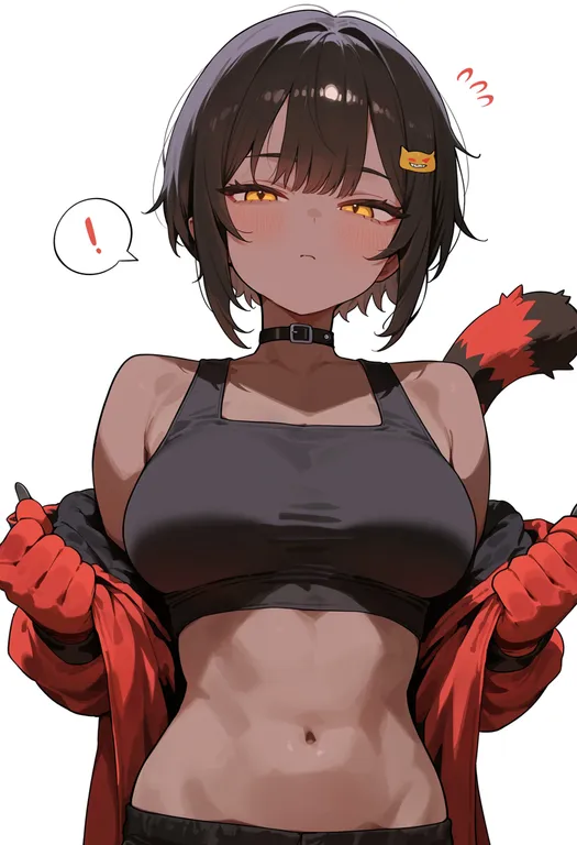 masterpiece, best quality, score_7, safe, incineroar, solo, upper body, simple background — by k3scat, made with ComfyUI