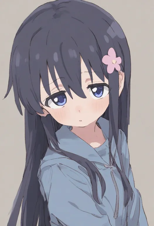 masterpiece, best quality, general, shirosaki hana, solo, upper body, simple background — by k3scat, made with ComfyUI