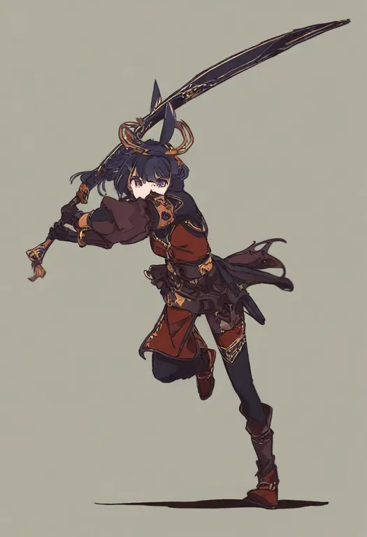 masterpiece, best quality, general, loincloth, 1girl, solo, full body, simple background — by k3scat, made with ComfyUI