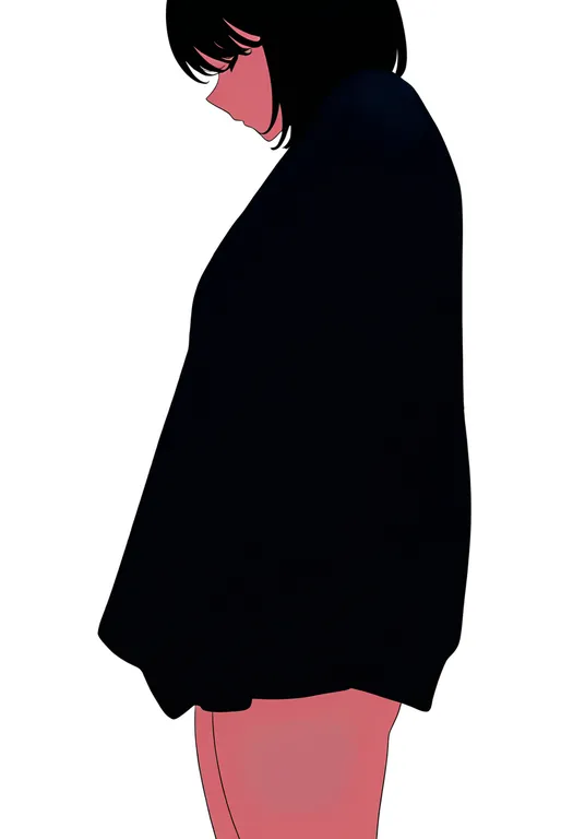 masterpiece, best quality, newest, absurdres, highres, safe, no_pants, 1girl, solo, simple_background — by k3scat, made with ComfyUI