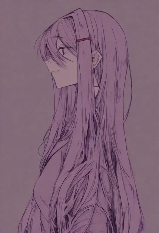 masterpiece, best quality, general, yuri (doki doki literature club), doki doki literature club, solo, upper body… — by k3scat, made with ComfyUI