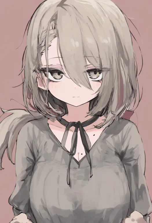 masterpiece, best quality, general, mole on breast, 1girl, solo, upper body, simple background — by k3scat, made with ComfyUI