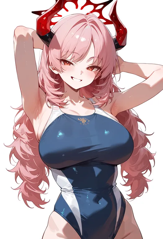 masterpiece, best quality, score_7, safe, satsuki (swimsuit) (blue archive), blue archive, solo, upper body… — by k3scat, made with ComfyUI