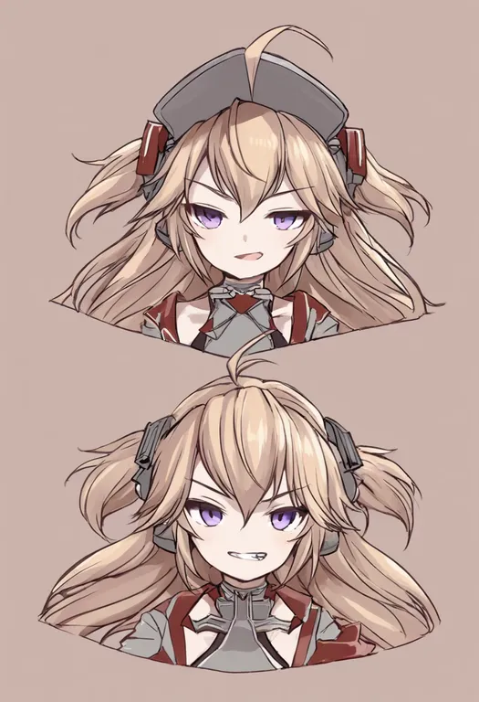 masterpiece, best quality, general, admiral hipper (azur lane), azur lane, solo, upper body, simple background — by k3scat, made with ComfyUI