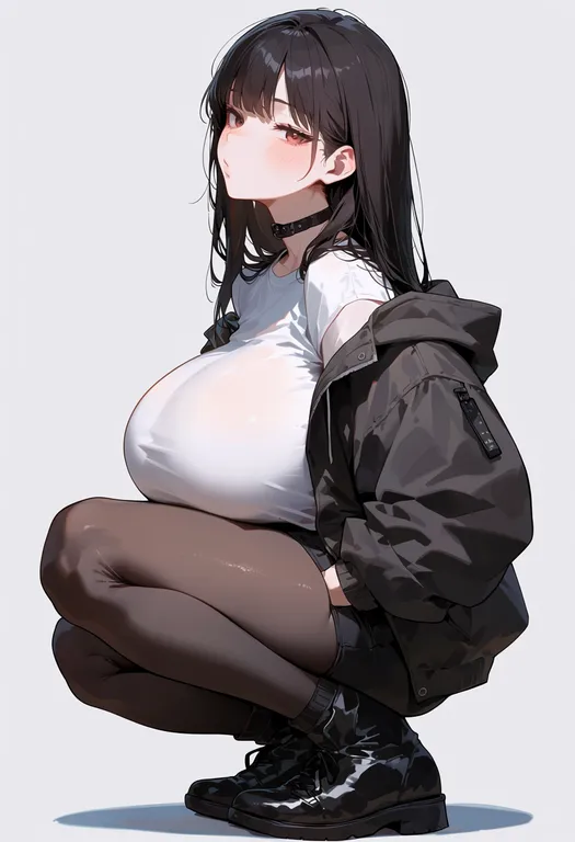 masterpiece, best quality, score_7, safe, grinding, 1girl, solo, simple background — by k3scat, made with ComfyUI