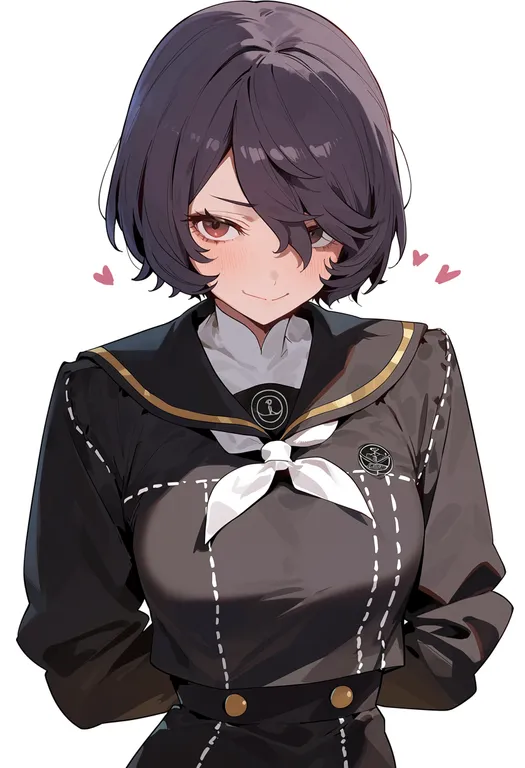masterpiece, best quality, score_7, safe, kuma (human) (persona 4), persona 4, solo, upper body, simple background — by k3scat, made with ComfyUI