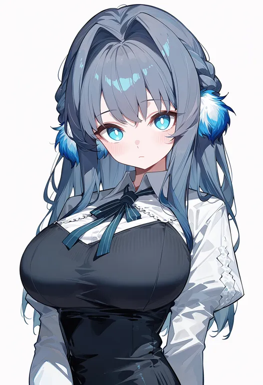 masterpiece, best quality, score_7, safe, astesia (arknights), arknights, solo, upper body, simple background — by k3scat, made with ComfyUI