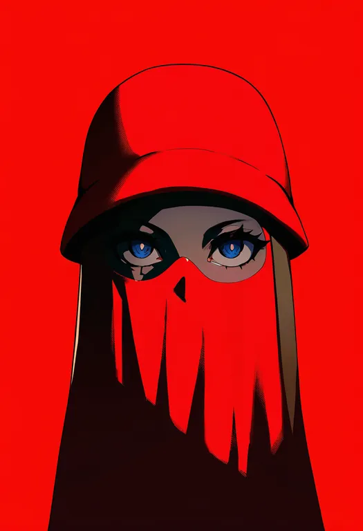 masterpiece, best quality, newest, absurdres, highres, safe, red_headwear, 1girl, solo, simple_background — by k3scat, made with ComfyUI