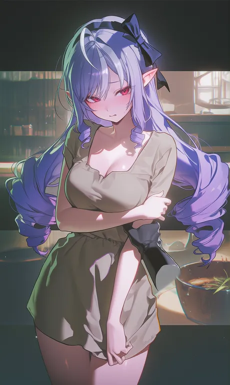 vivian banshee, wise (zenless zone zero), femdom, sex slave, disembodied hand, haruna (kancolle), cropped shoulders, leg — by pqpqio., made with ComfyUI