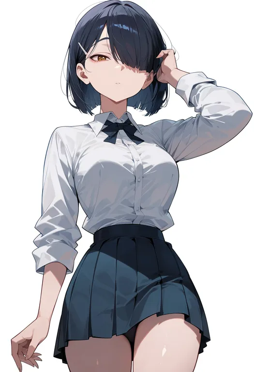 masterpiece, best quality, score_7, safe, gegege no kitarou, solo, simple background — by k3scat, made with ComfyUI