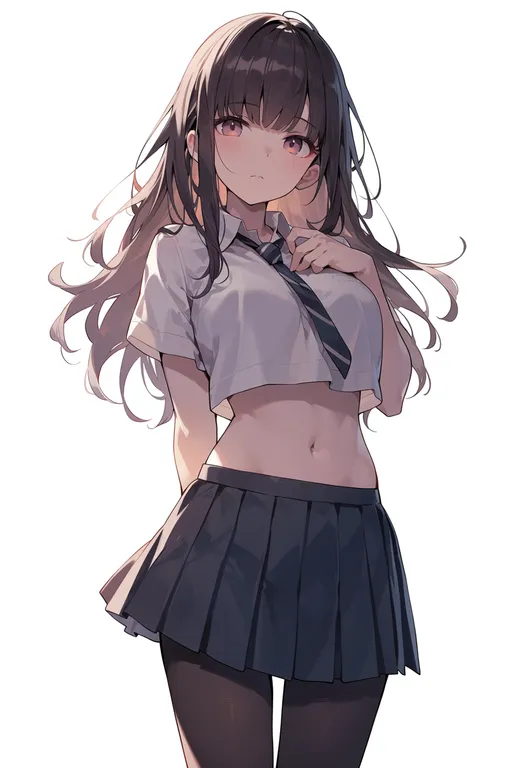 masterpiece, best quality, score_7, safe, maerchen (sound horizon), solo, simple background — by k3scat, made with ComfyUI