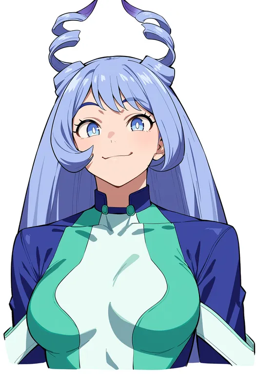 masterpiece, best quality, score_7, safe, hado nejire, solo, upper body, simple background — by k3scat, made with ComfyUI