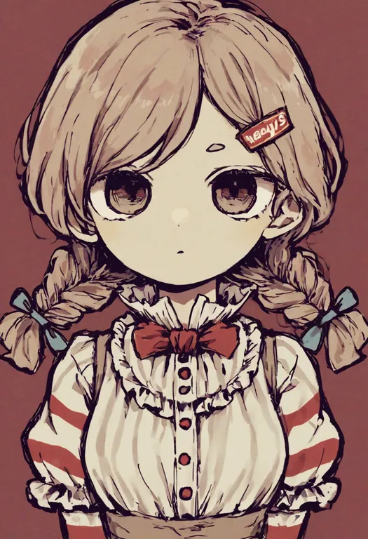masterpiece, best quality, general, wendy's, solo, upper body, simple background — by k3scat, made with ComfyUI