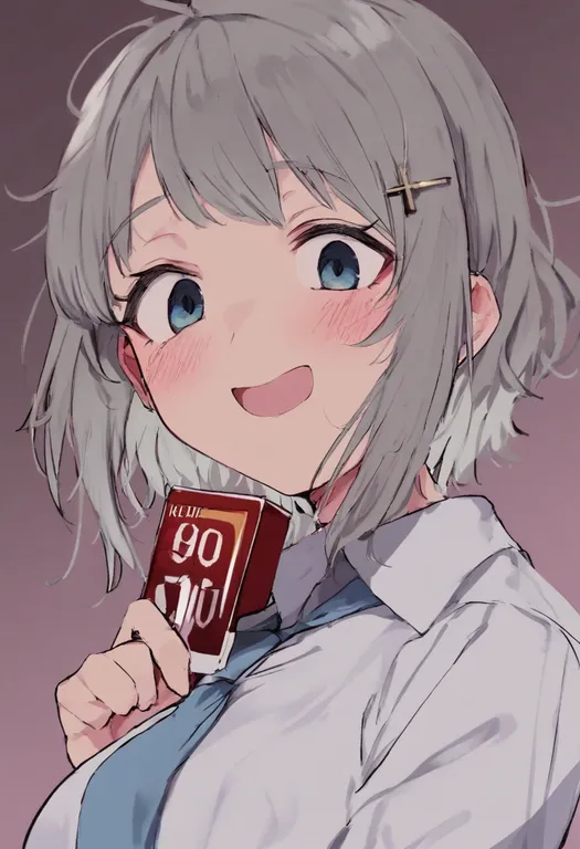 masterpiece, best quality, general, condom box, 1girl, solo, simple background — by k3scat, made with ComfyUI