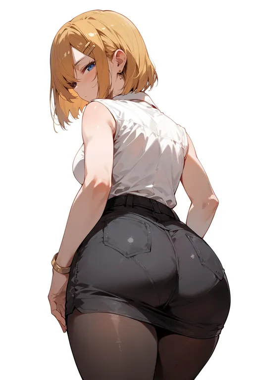 masterpiece, best quality, score_7, safe, higurashi no naku koro ni gou, solo, simple background — by k3scat, made with ComfyUI
