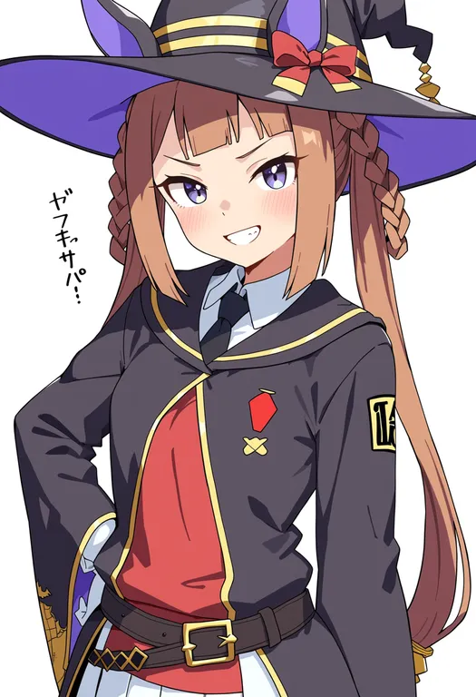masterpiece, best quality, score_7, safe, sweep tosho (platanus witch) (umamusume), umamusume, solo, upper body… — by k3scat, made with ComfyUI