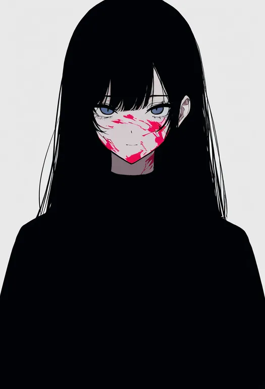 masterpiece, best quality, newest, absurdres, highres, safe, messy, 1girl, solo, simple_background — by k3scat, made with ComfyUI