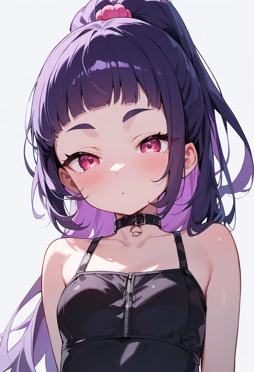 masterpiece, best quality, score_7, safe, izayoi liko, solo, upper body, simple background — by k3scat, made with ComfyUI