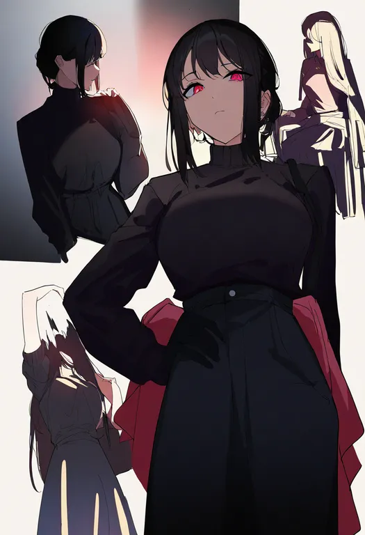 masterpiece, best quality, newest, absurdres, highres, safe, collage, 1girl, solo — by k3scat, made with ComfyUI