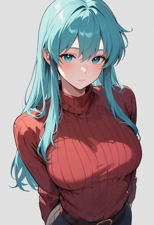 masterpiece, best quality, score_7, safe, eirika (fire emblem), fire emblem, solo, upper body, simple background — by k3scat, made with ComfyUI