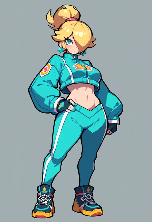 masterpiece, best quality, score_7, safe, mario strikers (series), solo, full body, simple background — by k3scat, made with ComfyUI