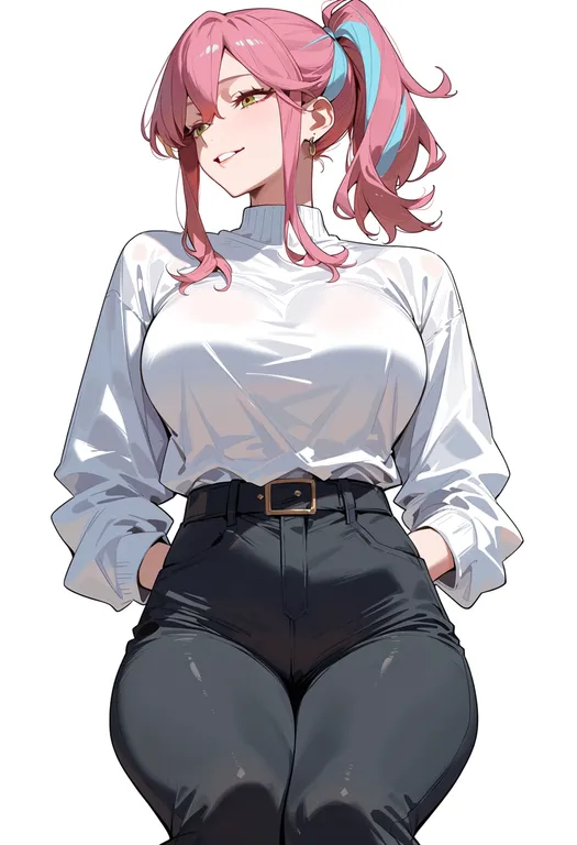 masterpiece, best quality, score_7, safe, macross delta, solo, simple background — by k3scat, made with ComfyUI