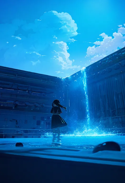masterpiece, best quality, newest, absurdres, highres, safe, geyser, 1girl, solo — by k3scat, made with ComfyUI