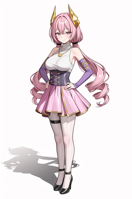 Anima: masterpiece, best quality, —————————————————————————————————— Tag: 1girl, solo, pink eyelashes, thick eyelashes… — by 鬼巫女 希纱, made with ComfyUI
