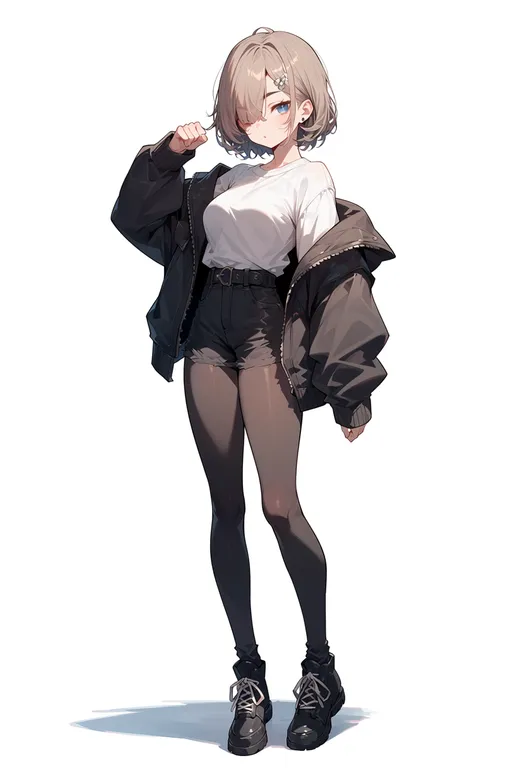 masterpiece, best quality, score_7, safe, teekyuu, solo, full body, simple background — by k3scat, made with ComfyUI