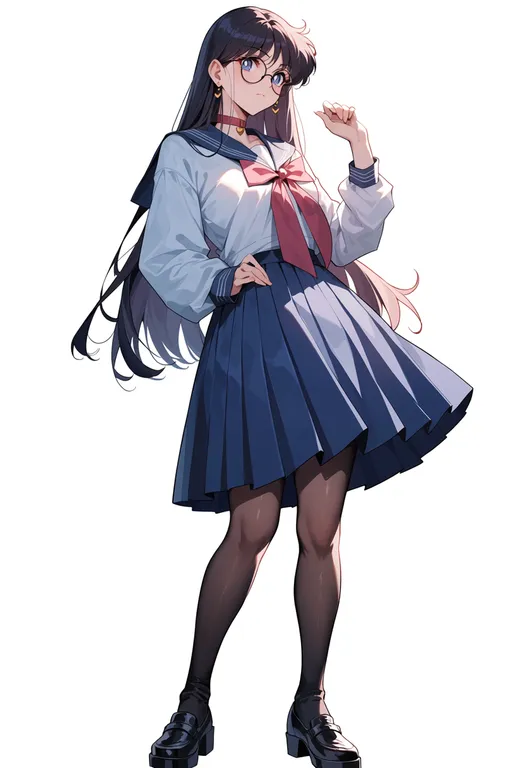 masterpiece, best quality, score_7, safe, bishoujo senshi sailor moon r, solo, simple background — by k3scat, made with ComfyUI
