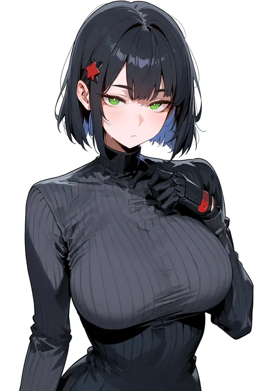 masterpiece, best quality, score_7, safe, dinergate (girls' frontline), girls' frontline, solo, upper body… — by k3scat, made with ComfyUI