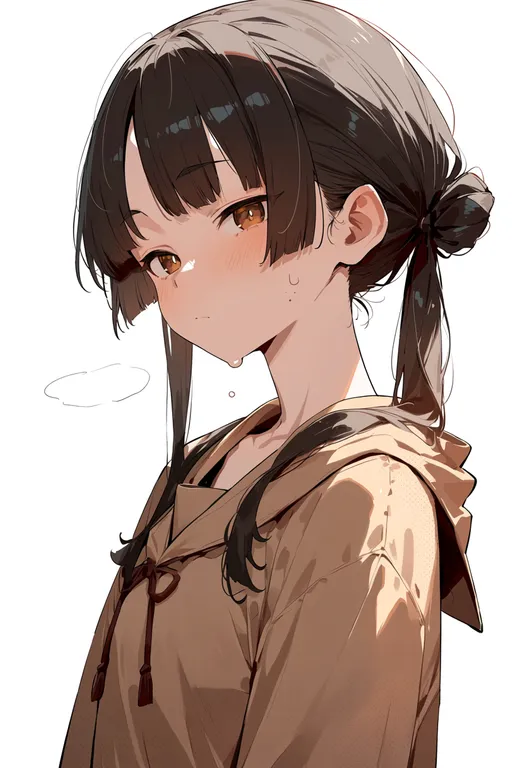 masterpiece, best quality, score_7, safe, nisshin (kancolle), solo, upper body, simple background — by k3scat, made with ComfyUI