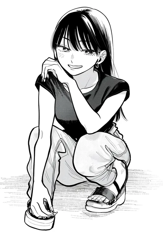 masterpiece, best quality, score_7, safe, @ozaki (tsukiko3), 1girl, solo — by k3scat, made with ComfyUI