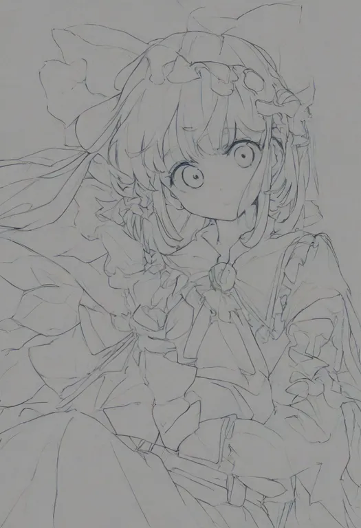 masterpiece, best quality, general, colored lineart, 1girl, solo — by k3scat, made with ComfyUI