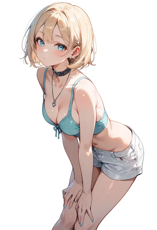 masterpiece, best quality, score_7, safe, shoujo ramune, solo, simple background — by k3scat, made with ComfyUI