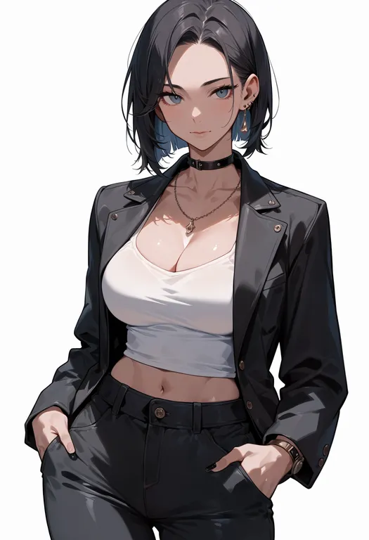masterpiece, best quality, score_7, safe, comiket 101, solo, simple background — by k3scat, made with ComfyUI